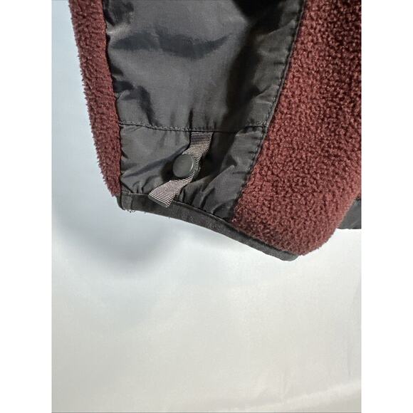 VTG The North Face Men's Maroon Full-Zip Fleece Jacket Size XL - Picture 4 of 13